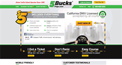 Desktop Screenshot of 5buckspage.com